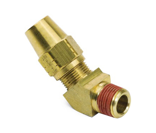 1380 Luftbremsefittings 45 ° mandlig albue