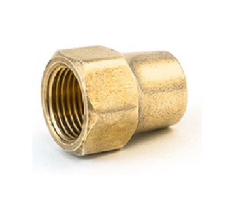 441S# SAE 45 ° Flare Messing Fittings Long Forged Nut