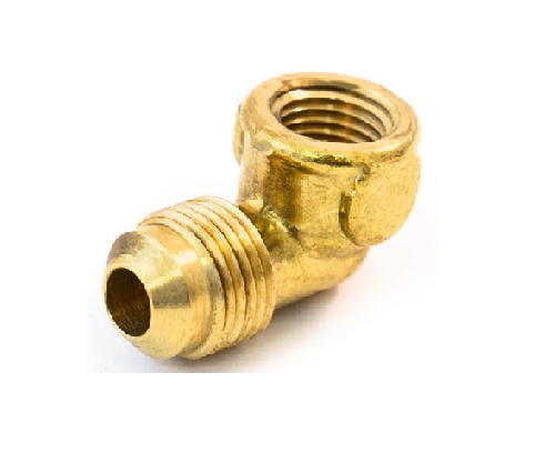 50# SAE 45 ° Flare smed 90 ° kvindelig albue messing flare fittings