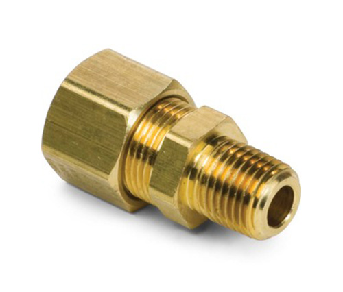 68# messingkomprimeringsfittings mandlig adapter