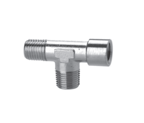 BSPP adapter Mandlig kvindelig tee-1/4 tråd