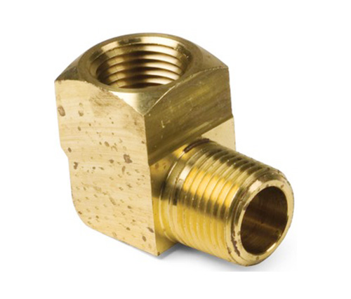 3400# messingrørfittings 90 graders gade albue