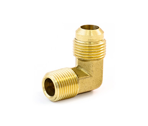 49# SAE 45 ° Flare smed 90 ° Mandlig albue messing Flare Fittings
